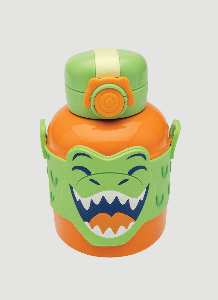 Garrafa Térmica Com Canudo Dino