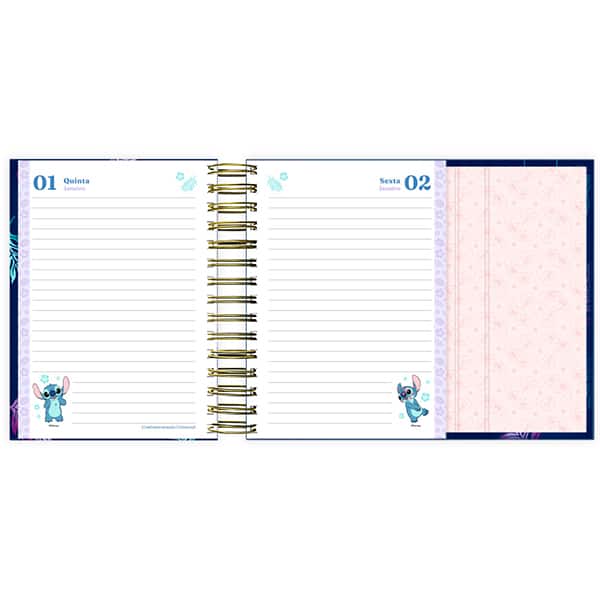 Agenda Diária Stitch 2026