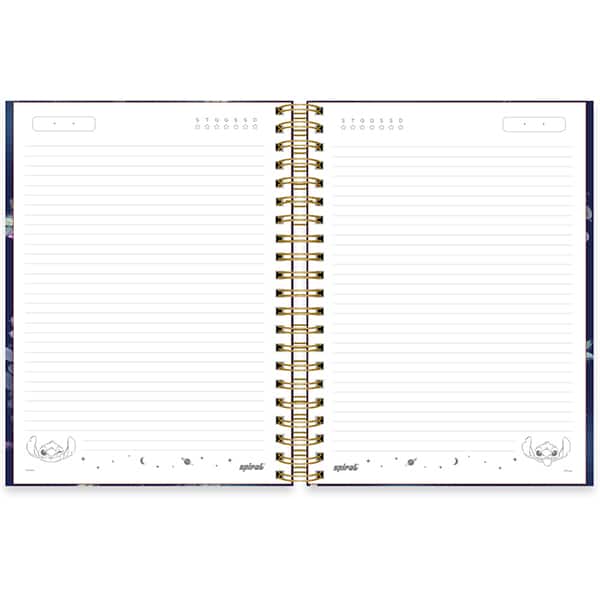 Caderno Universitário Capa Dura Stitch