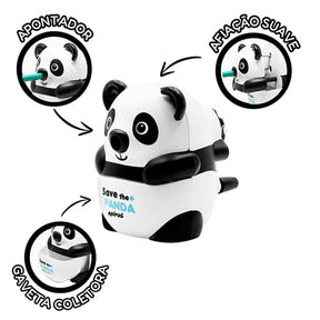 Apontador de Mesa Manual Panda Spiral