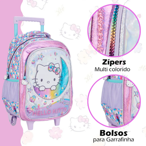Kit Mochila Kitty 2026 com Mochila + Lancheira Térmica