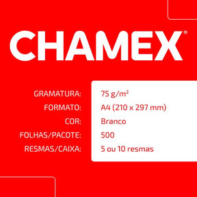 Papel Sulfite Chamex 2500 Folhas
