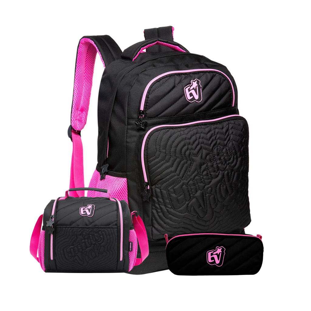 Mochila Trend 2026 com Mochila + Lancheira Térmica + Estojo