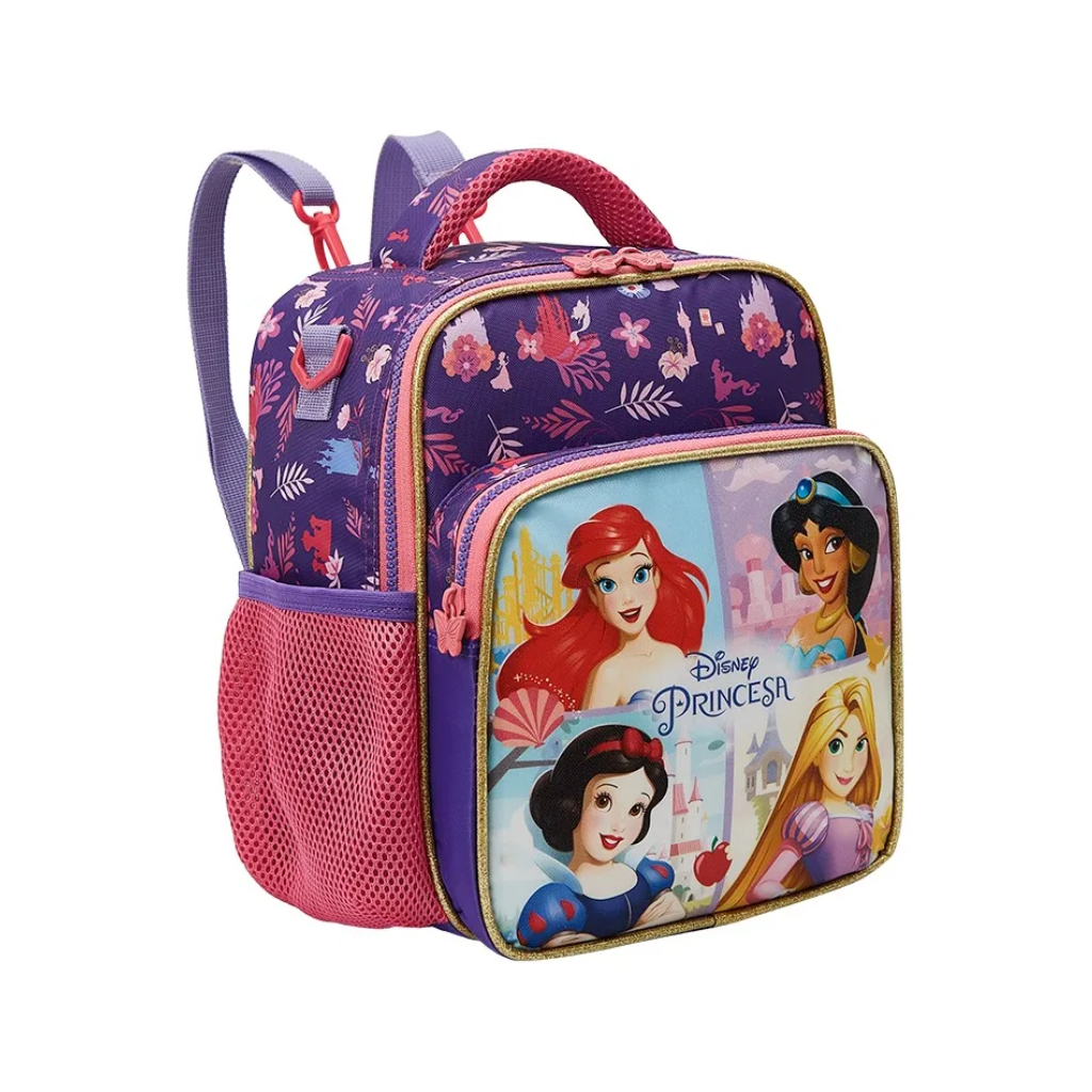 Kit Mochila Princesas 2026 com Mochila + Lancheira Térmica