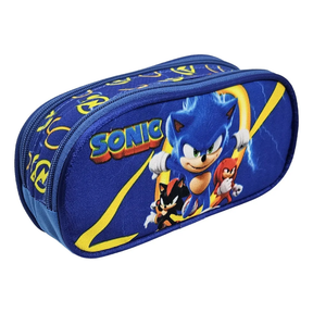 Kit Mochila Sonic com Mochila de Rodinhas + Lancheira Térmica