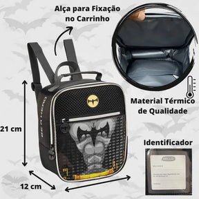 Kit Mochila Rodinha + Estojo + Lancheira