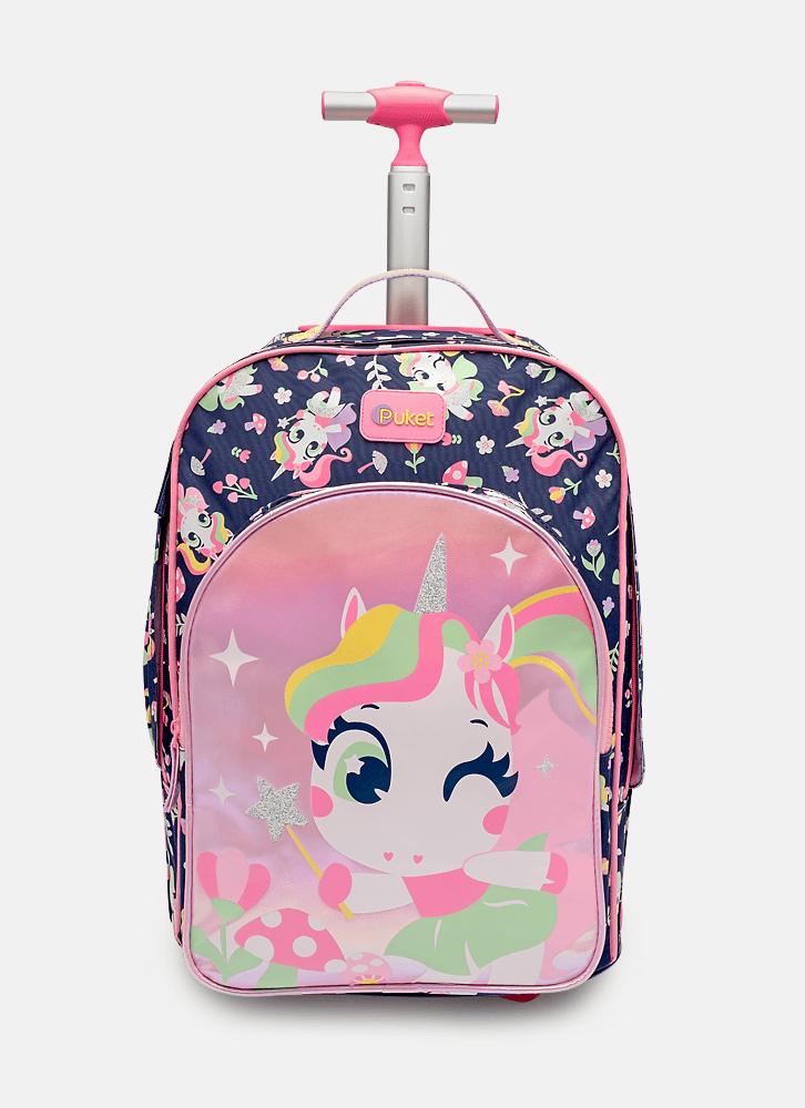 Mochila com Rodinha Unicórnio Encantado