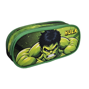 Kit Escolar Hulk com Mochila, Lancheira Térmica e Estojo